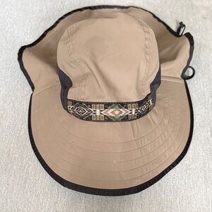 Sundry Tan and Black Men's Sun Hat
